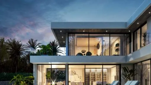 A brand-new luxurious project of an modern villa